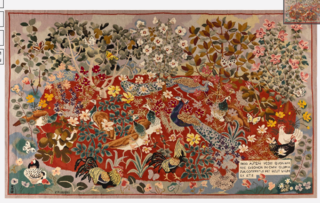 Vente aux enchères : tapisserie L'ÉTÉ