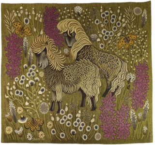 Vente aux enchères : tapisserie COMPAGNONS DE LA MARJOLAINE