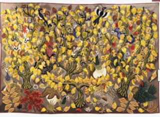 Vente aux enchères : tapisserie Pavane de novembre
